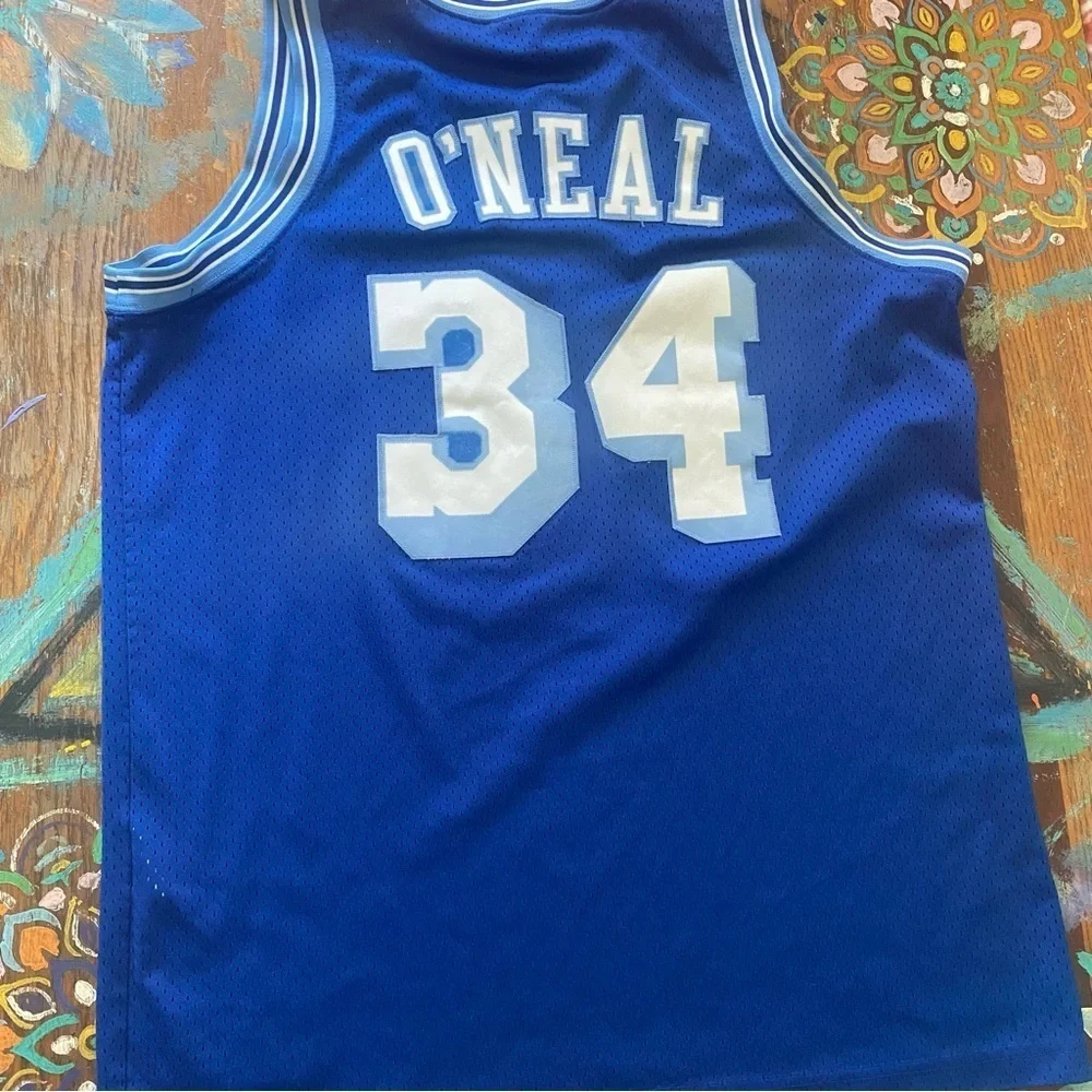 Blue Los Angeles Lakers Shaq Basketball Jersey